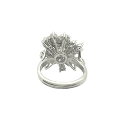 Bague en or blanc et diamants - Castafiore