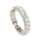 Bague en or blanc et diamants - Castafiore