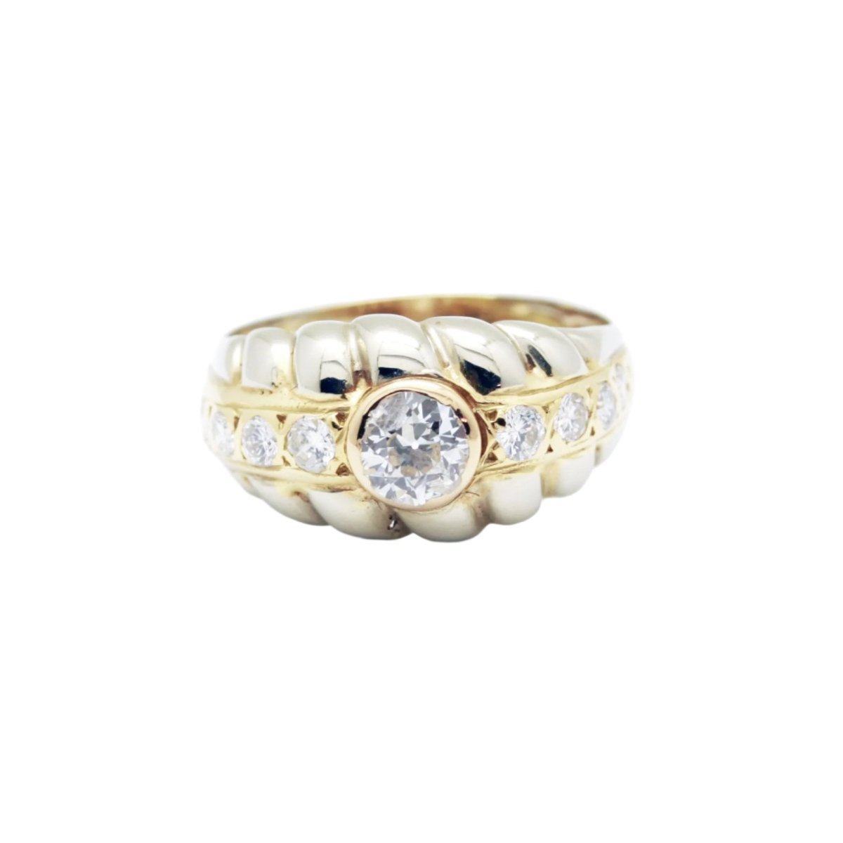 Bague en or blanc et diamants - Castafiore