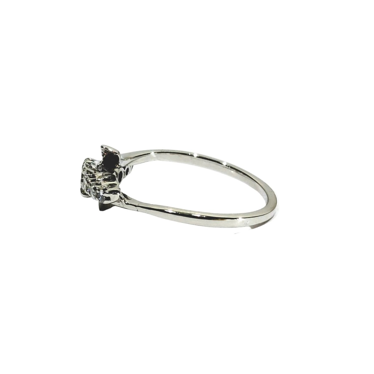 Bague en or blanc et diamants - Castafiore