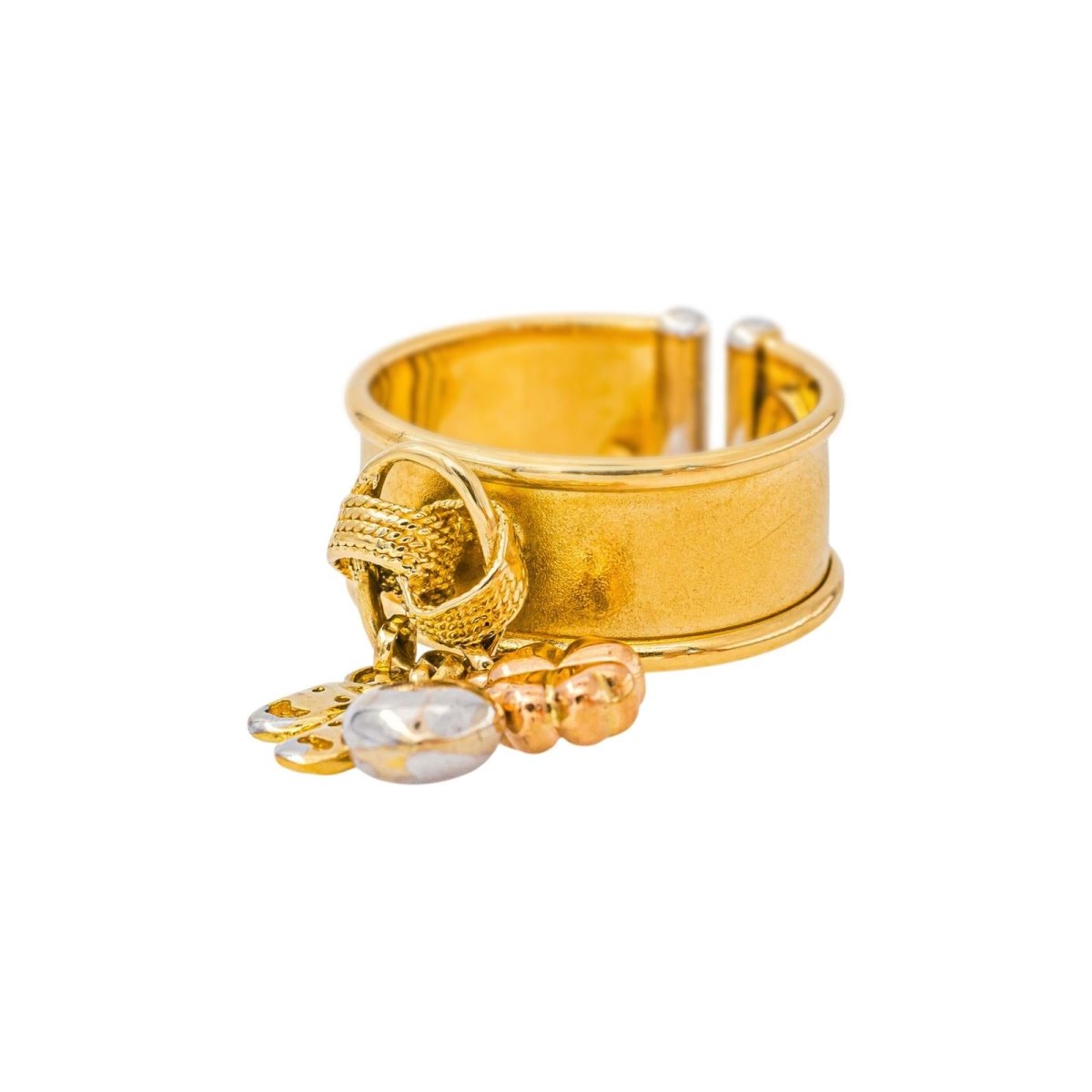 Bague en or blanc et or jaune - Castafiore