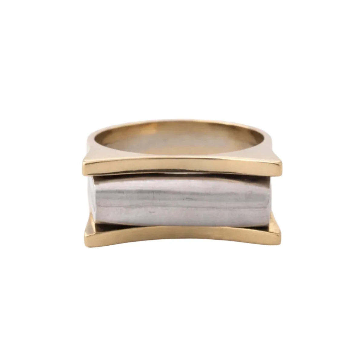 Bague en or blanc et or jaune - Castafiore