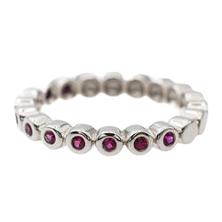 Bague en or blanc et saphir - Castafiore