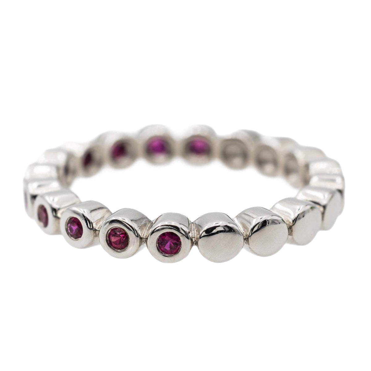 Bague en or blanc et saphir - Castafiore