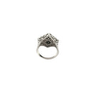 Bague en or blanc onyx et diamants - Castafiore