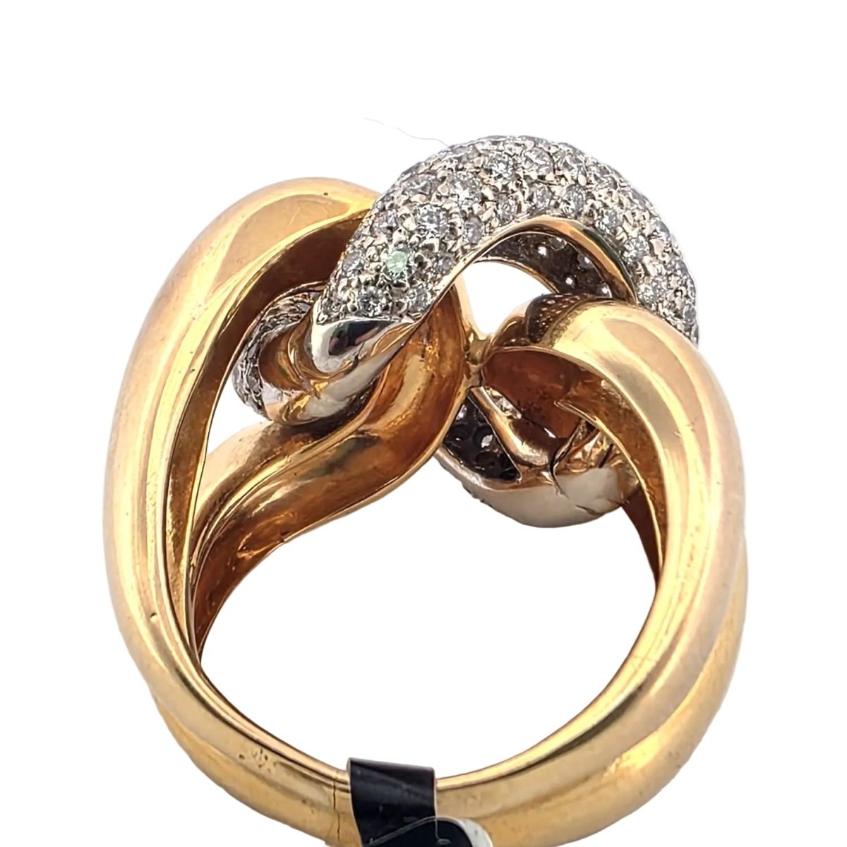 Bague en or blanc, or jaune et diamants - Castafiore