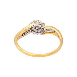 Bague en or blanc, or jaune et diamants - Castafiore