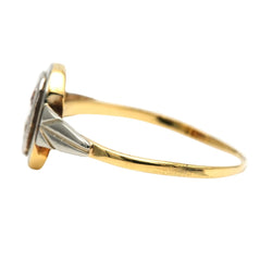 Bague en or blanc, or jaune et diamants - Castafiore