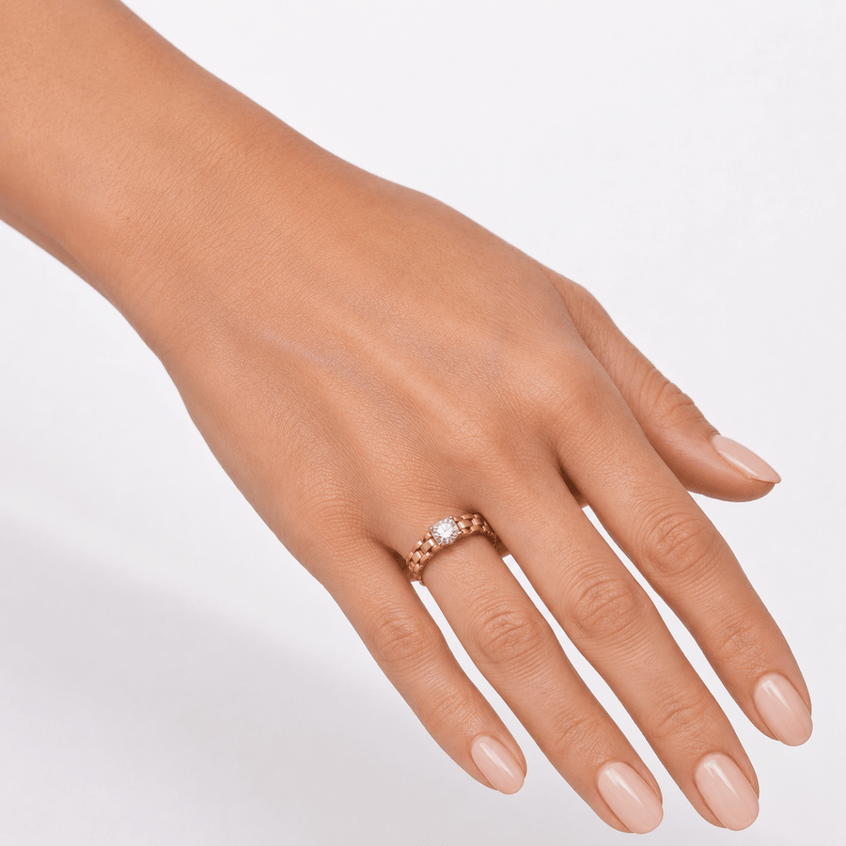 Bague en or blanc, or jaune et diamants - Castafiore
