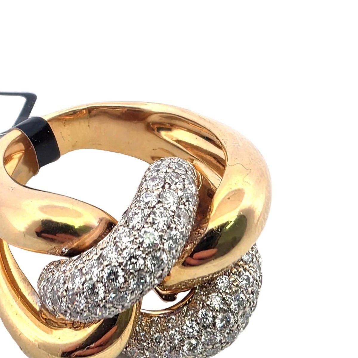 Bague en or blanc, or jaune et diamants - Castafiore