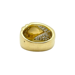 Bague en or blanc, or jaune et diamants - Castafiore