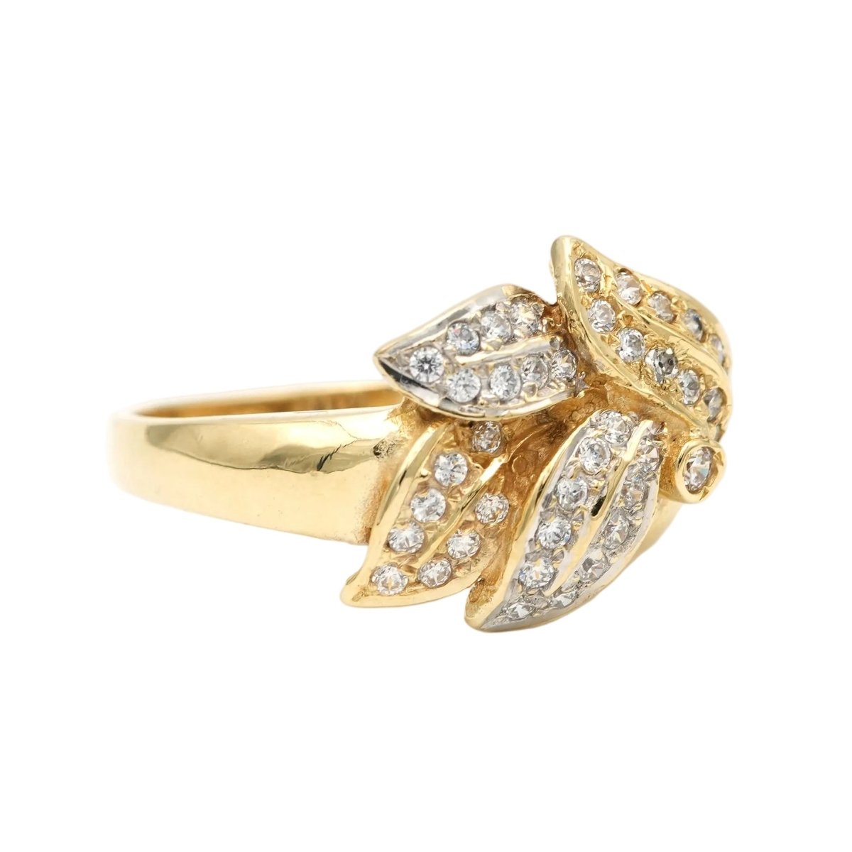 Bague en or blanc, or jaune et diamants - Castafiore