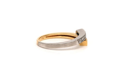 Bague en or blanc, or jaune et diamants - Castafiore