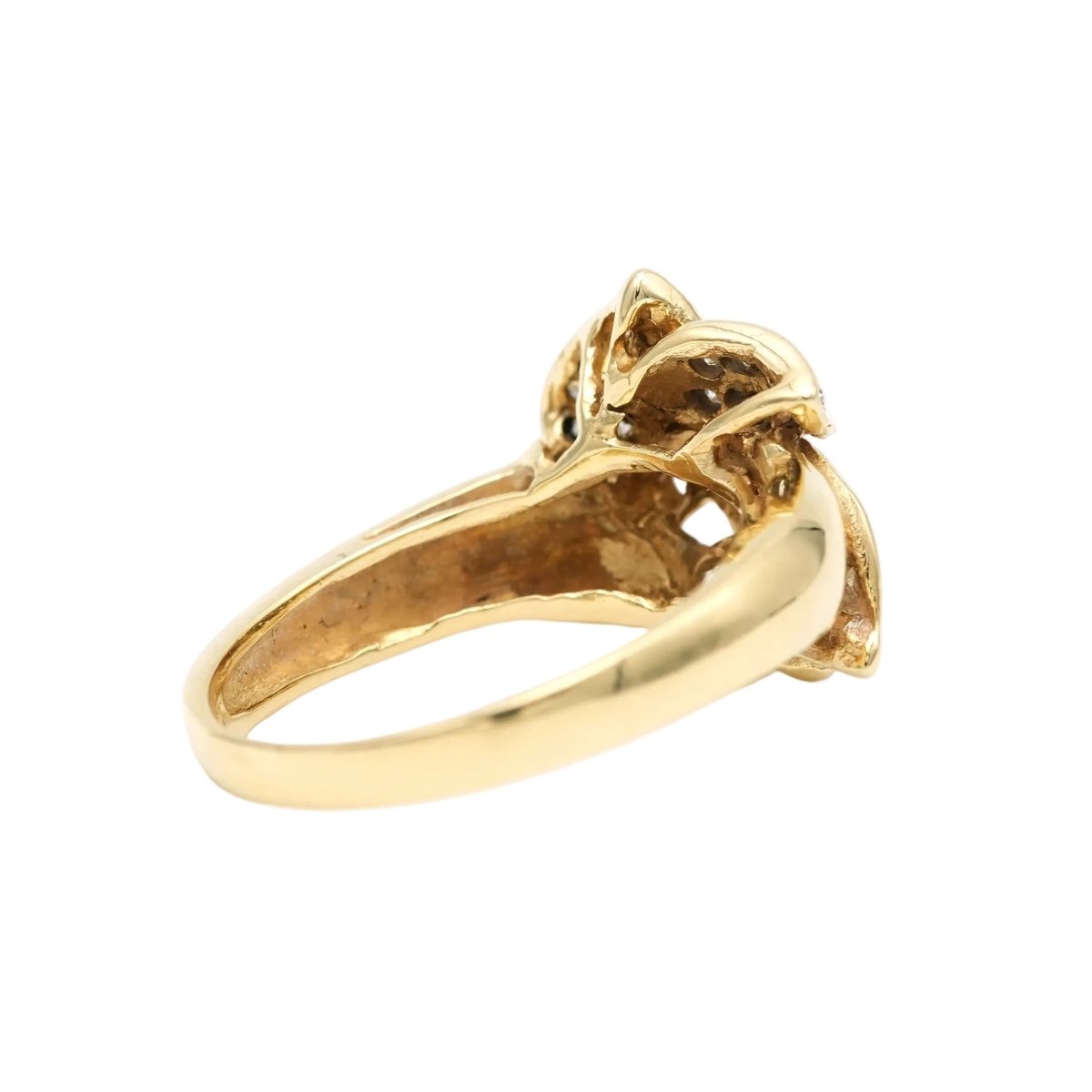 Bague en or blanc, or jaune et diamants - Castafiore