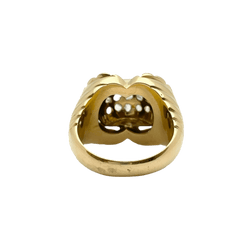 Bague en or blanc, or jaune et diamants - Castafiore