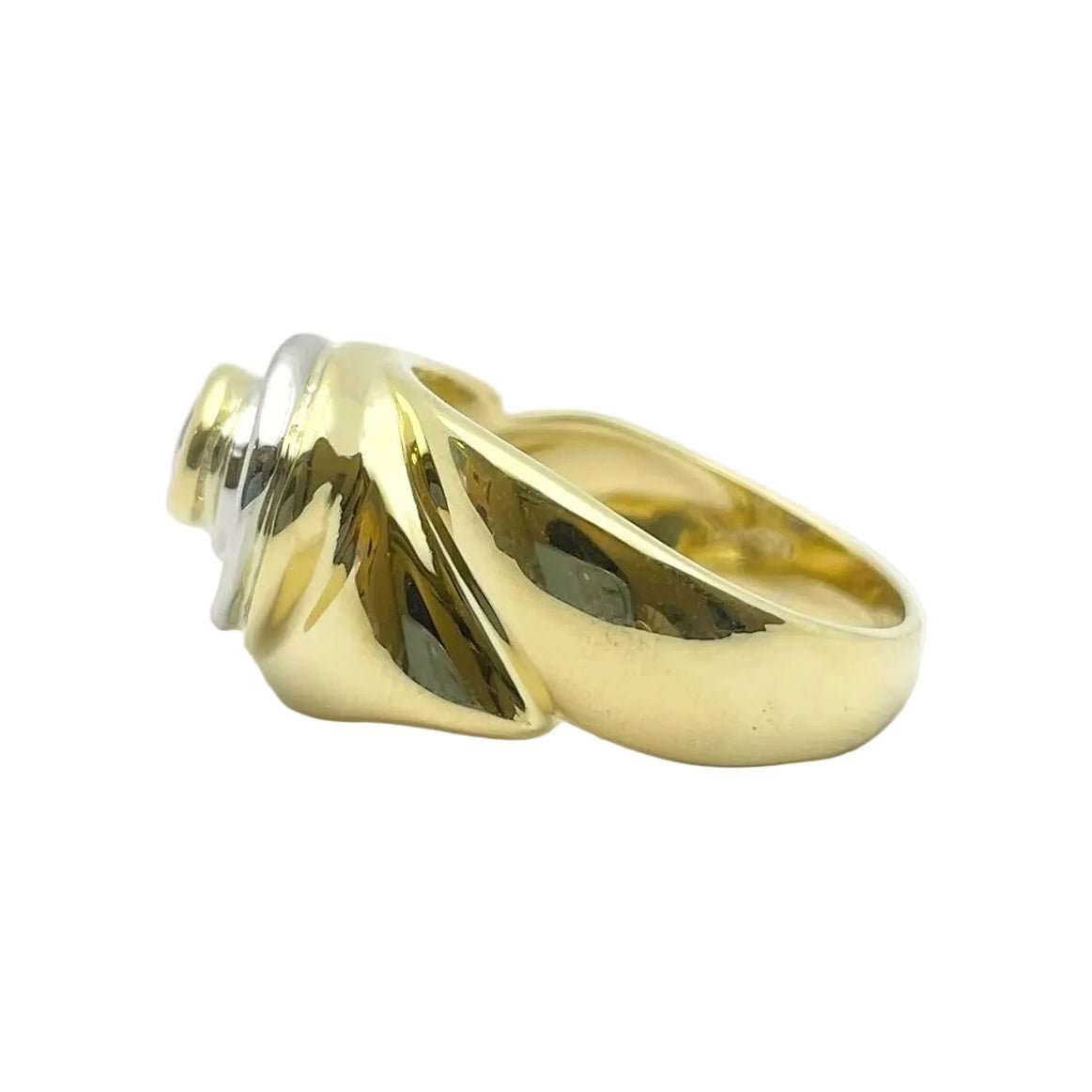 Bague en or blanc, or jaune, rubis et diamants - Castafiore