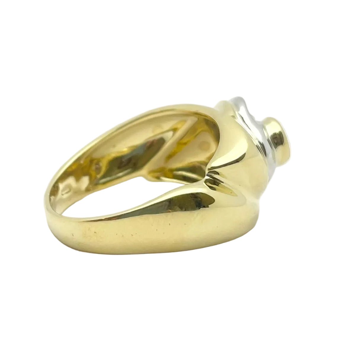 Bague en or blanc, or jaune, rubis et diamants - Castafiore