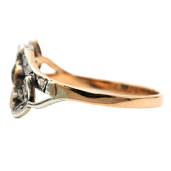 Bague en or blanc, or jaune, saphirs et diamants - Castafiore