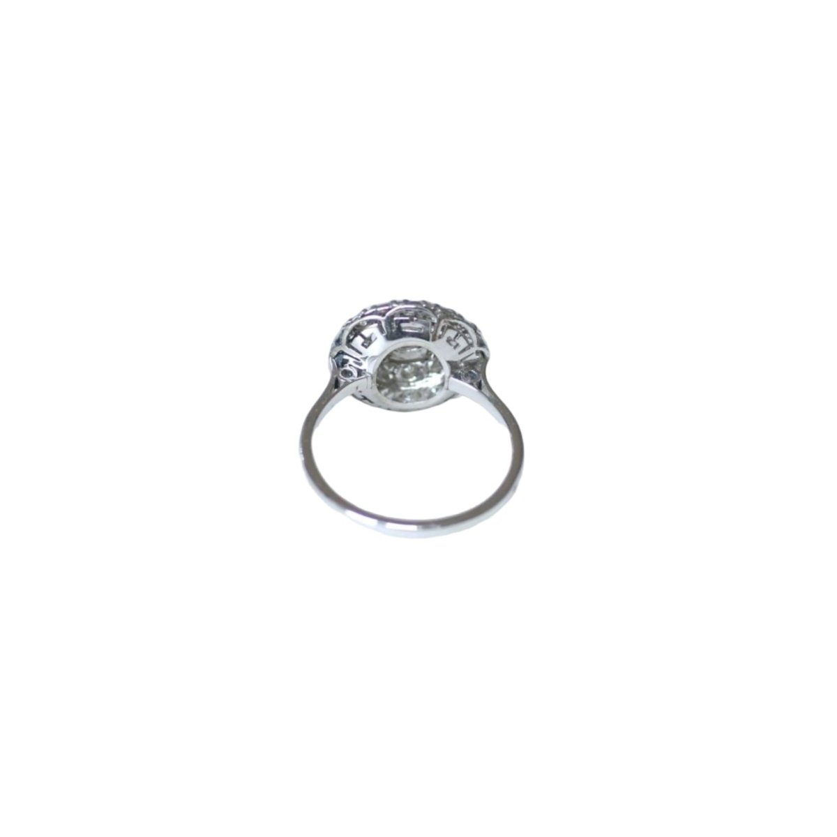 Bague en or blanc, platine, et diamants - Castafiore