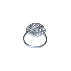Bague en or blanc, platine, et diamants - Castafiore