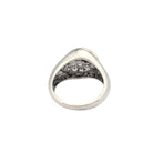 Bague en or blanc, saphir et diamant - Castafiore