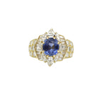 Bague en Or, Diamants et Saphir - Castafiore