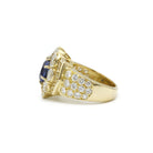 Bague en Or, Diamants et Saphir - Castafiore