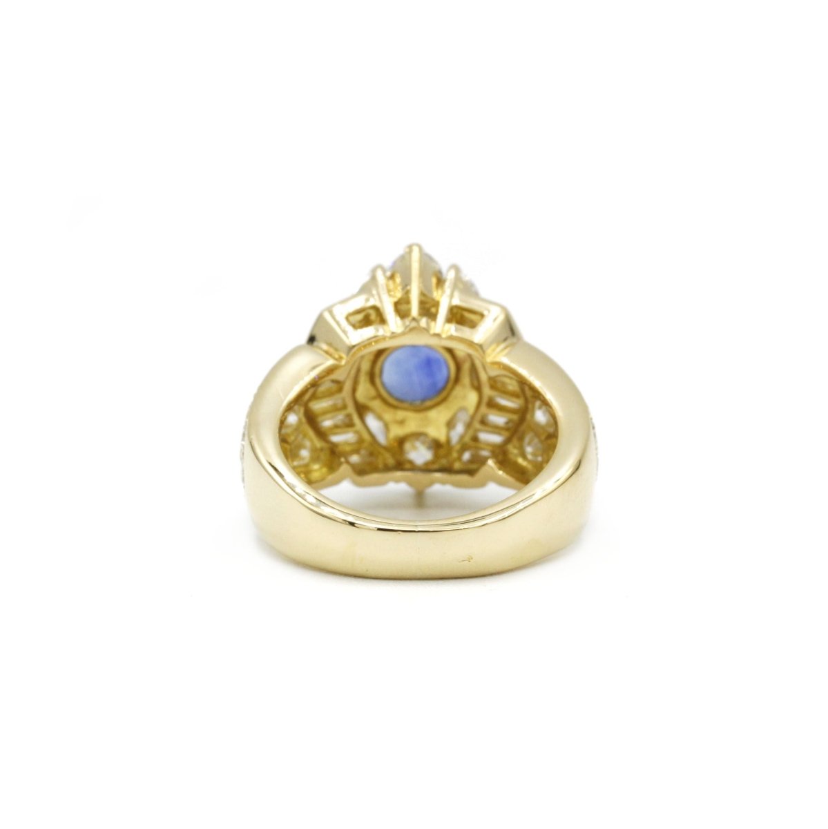 Bague en Or, Diamants et Saphir - Castafiore