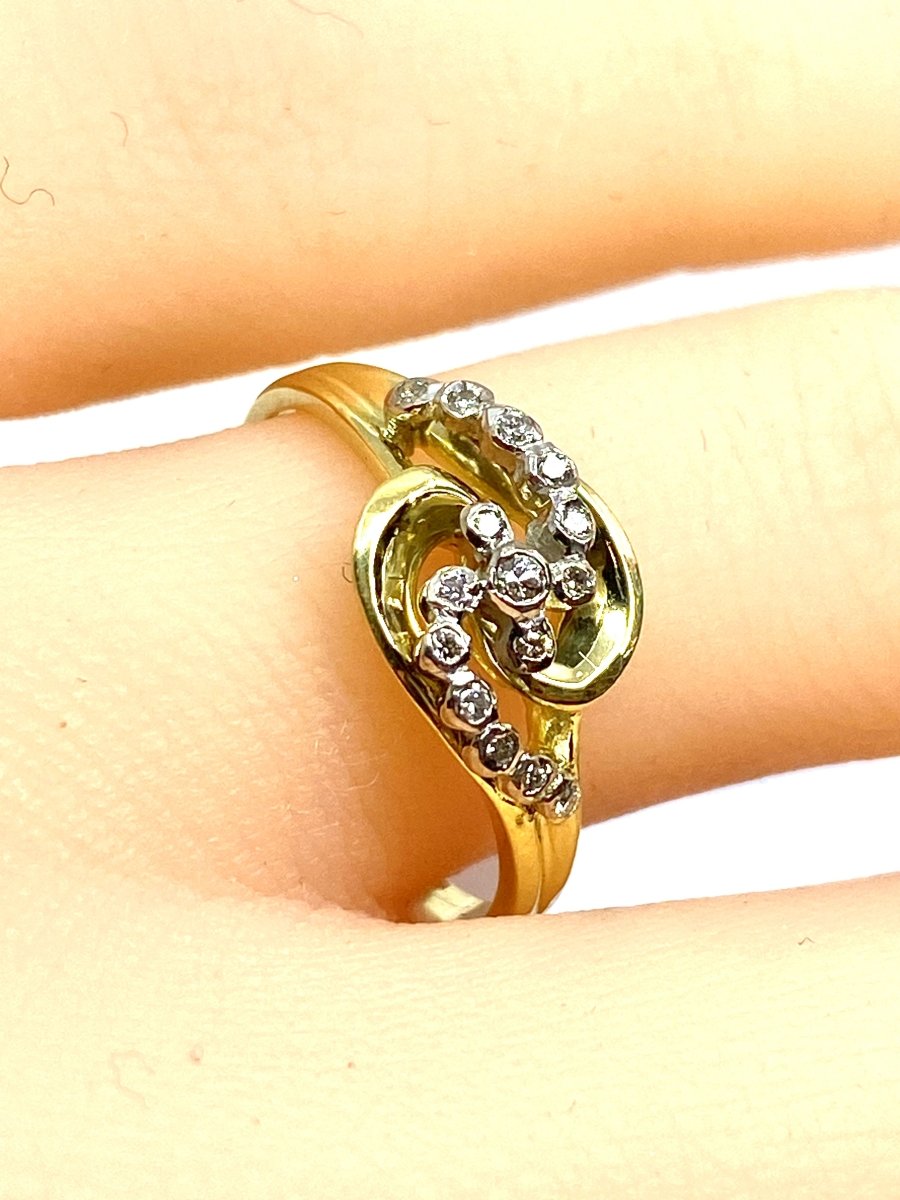 Bague en or et diamants - Castafiore