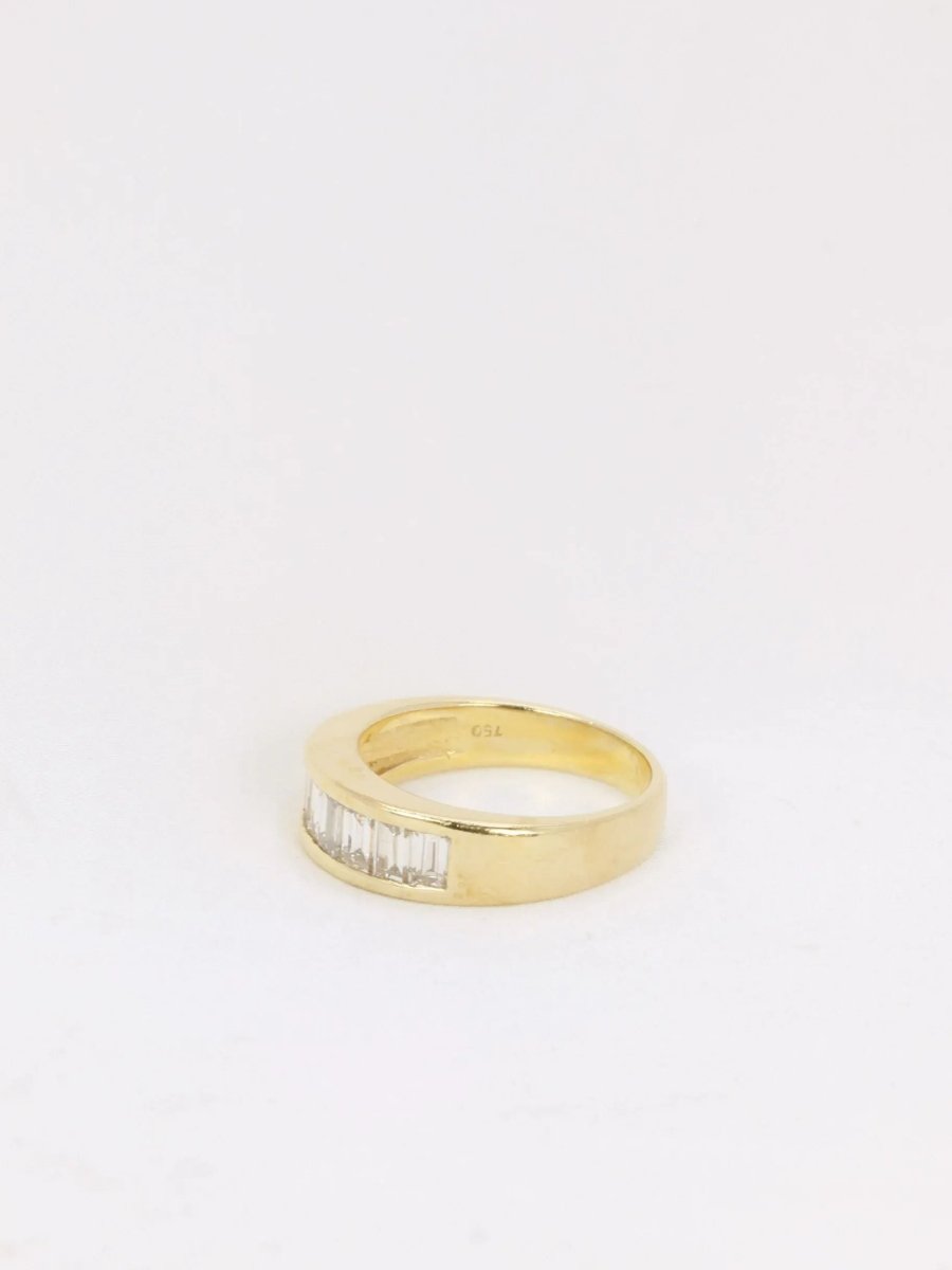 Bague en or et diamants taille baguette 1,2 ct - Castafiore