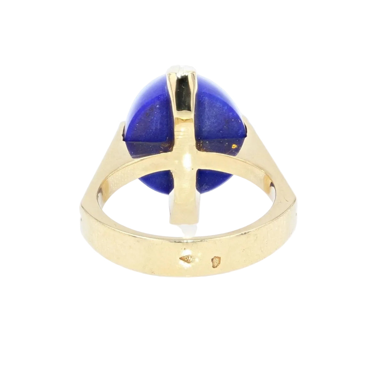 Bague en or et lapis lazuli vintage - Castafiore