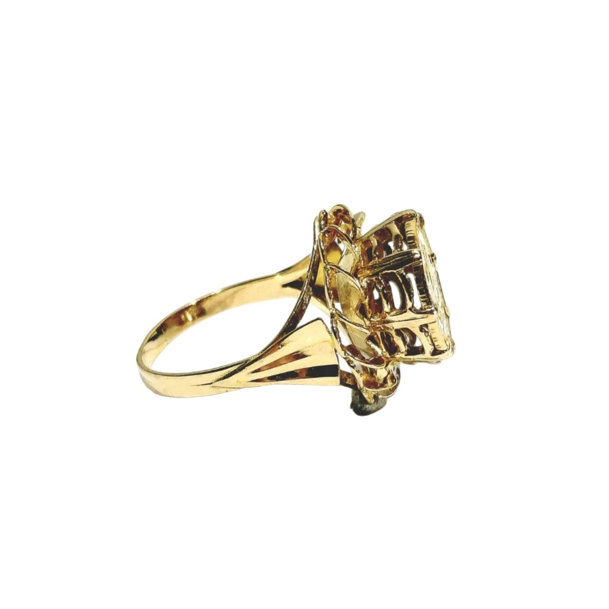 Bague en or jaune - Castafiore