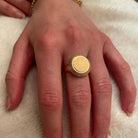 Bague en or jaune - Castafiore