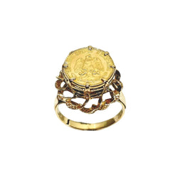 Bague en or jaune - Castafiore