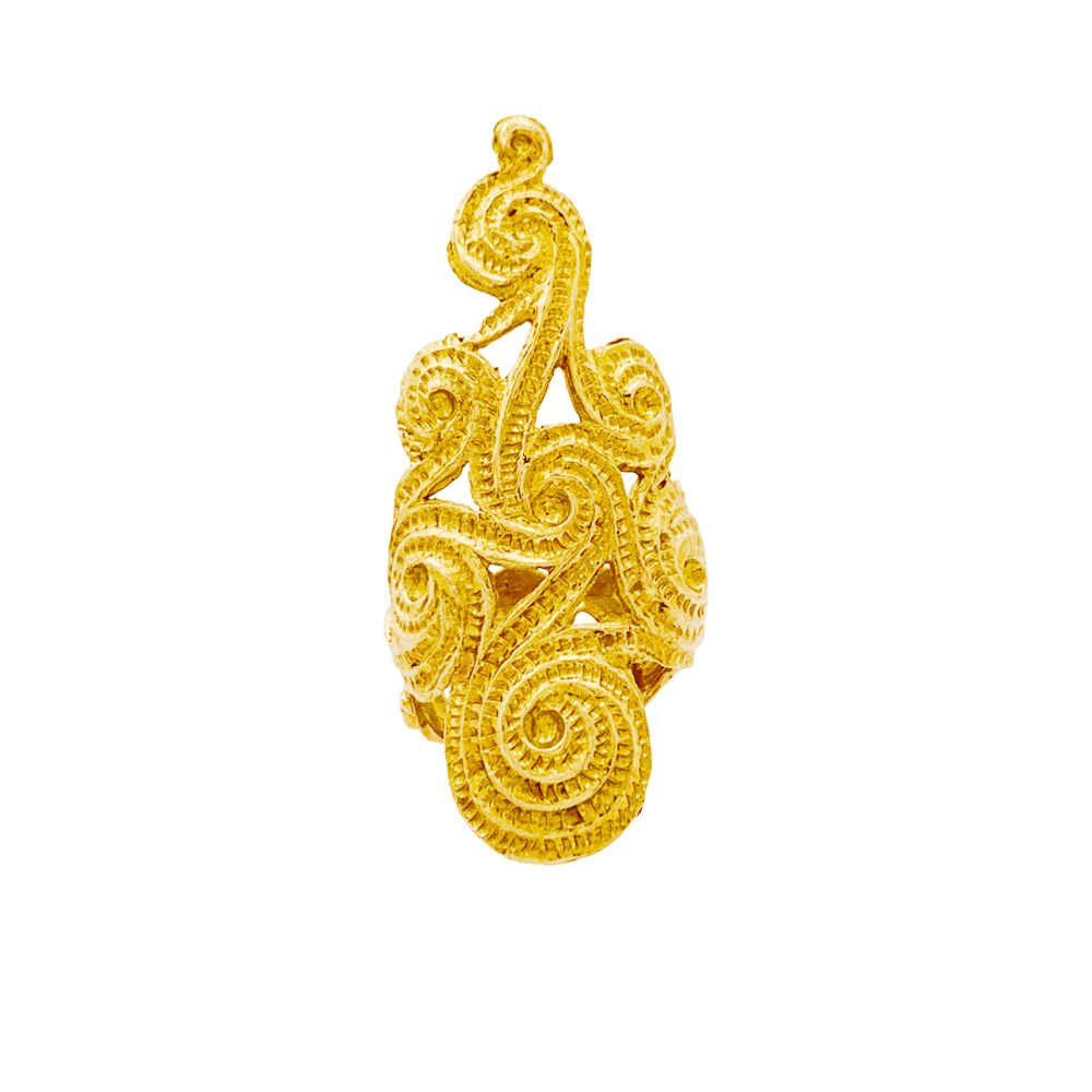 Bague en or jaune - Castafiore