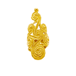 Bague en or jaune - Castafiore