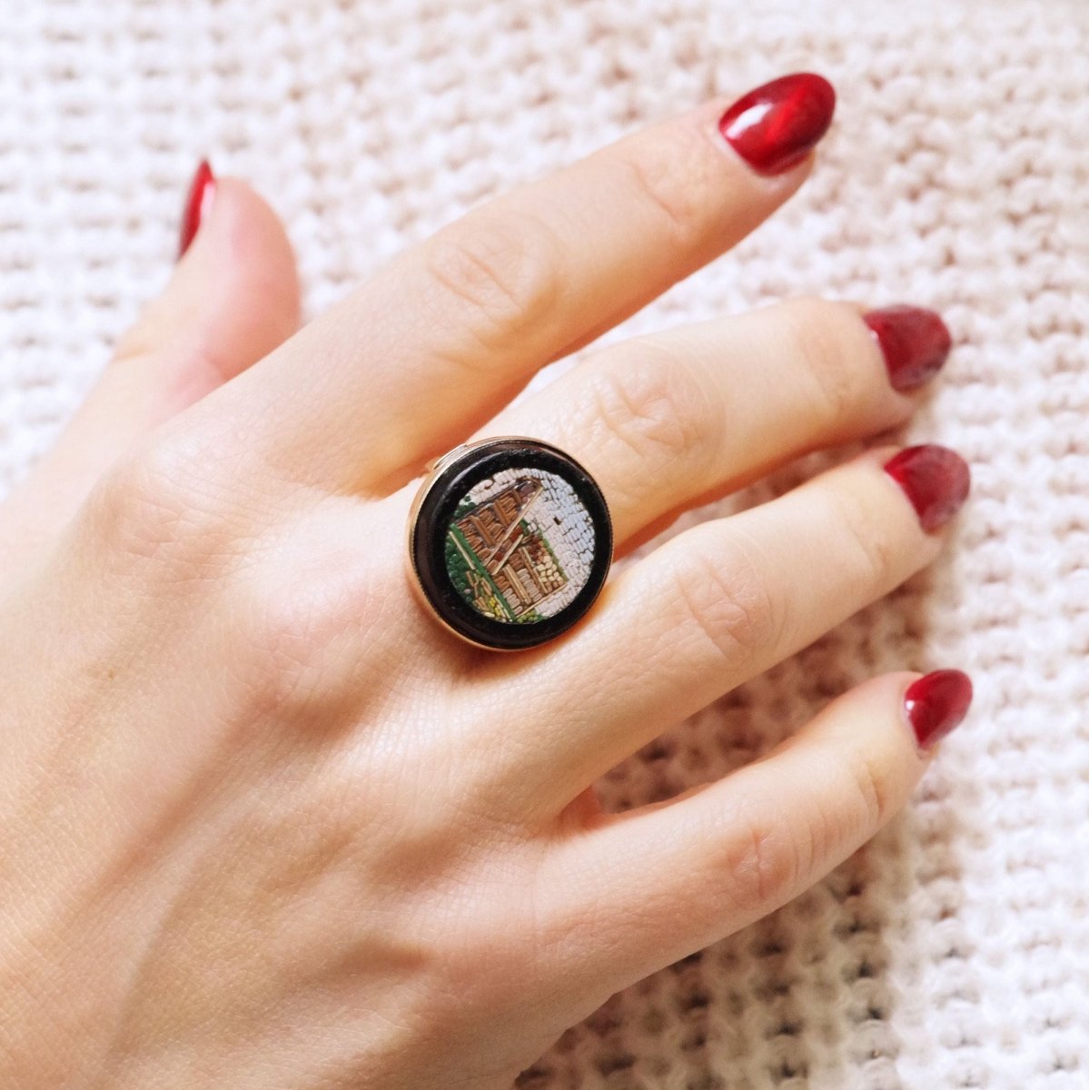 Bague en or jaune - Castafiore