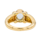 Bague en or jaune, aigue marine et diamants - Castafiore