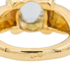 Bague en or jaune, aigue marine et diamants - Castafiore