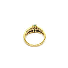 Bague en or jaune, émeraude et diamants - Castafiore