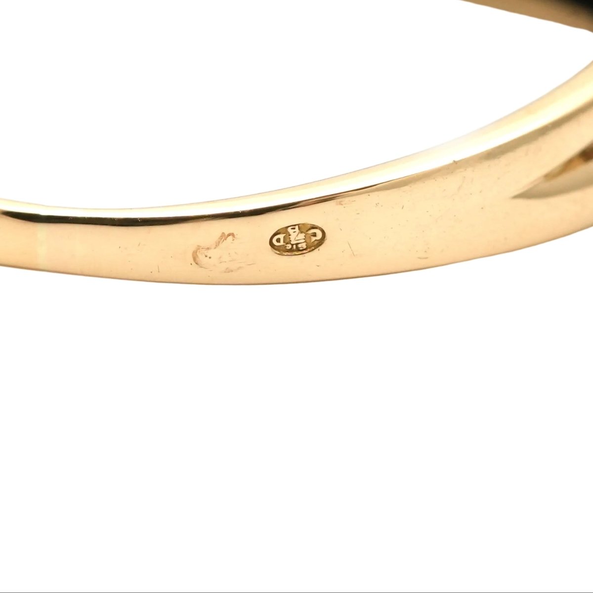 Bague en or jaune, émeraude, rubis, saphirs et diamants - Castafiore
