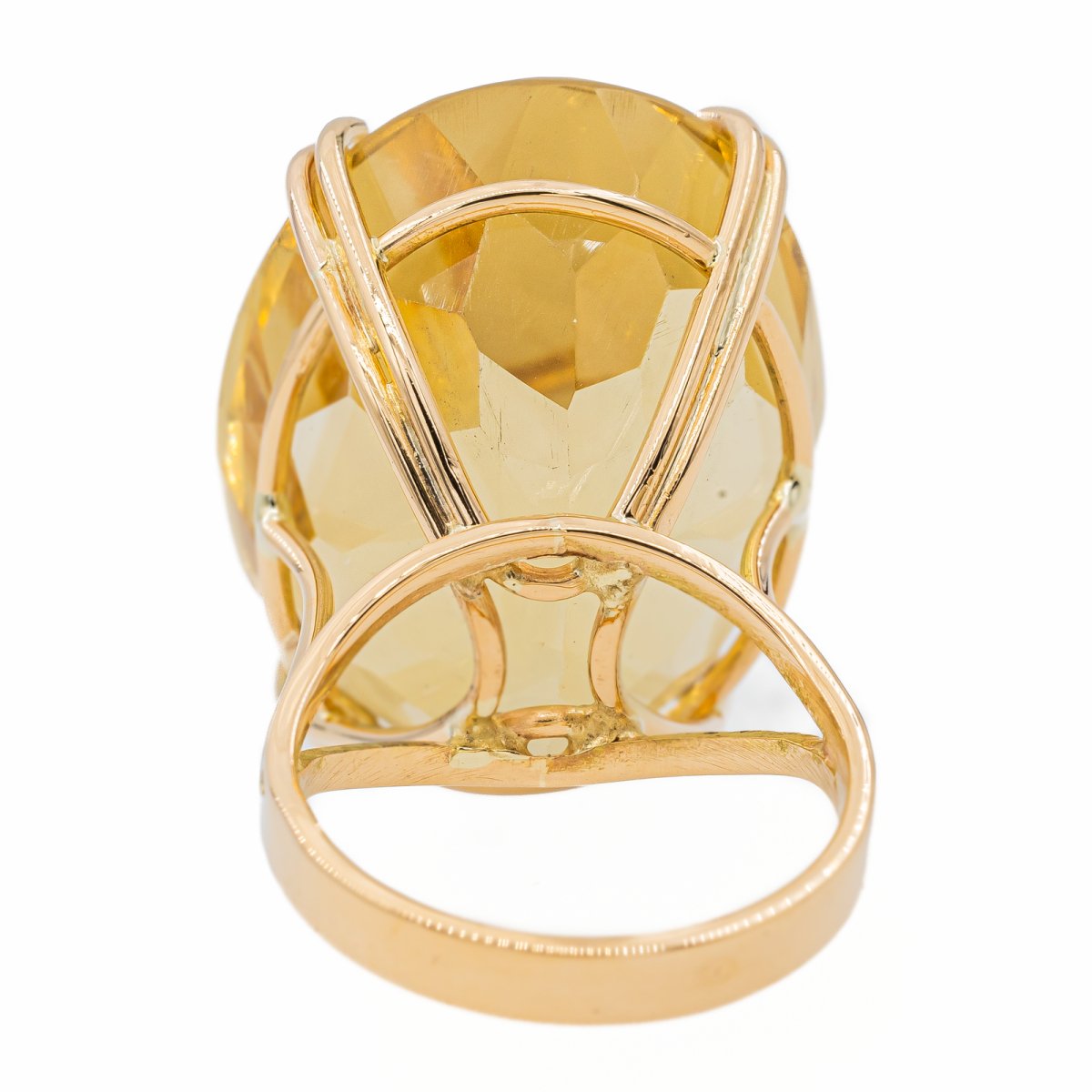 Bague en Or jaune et Citrine - Castafiore