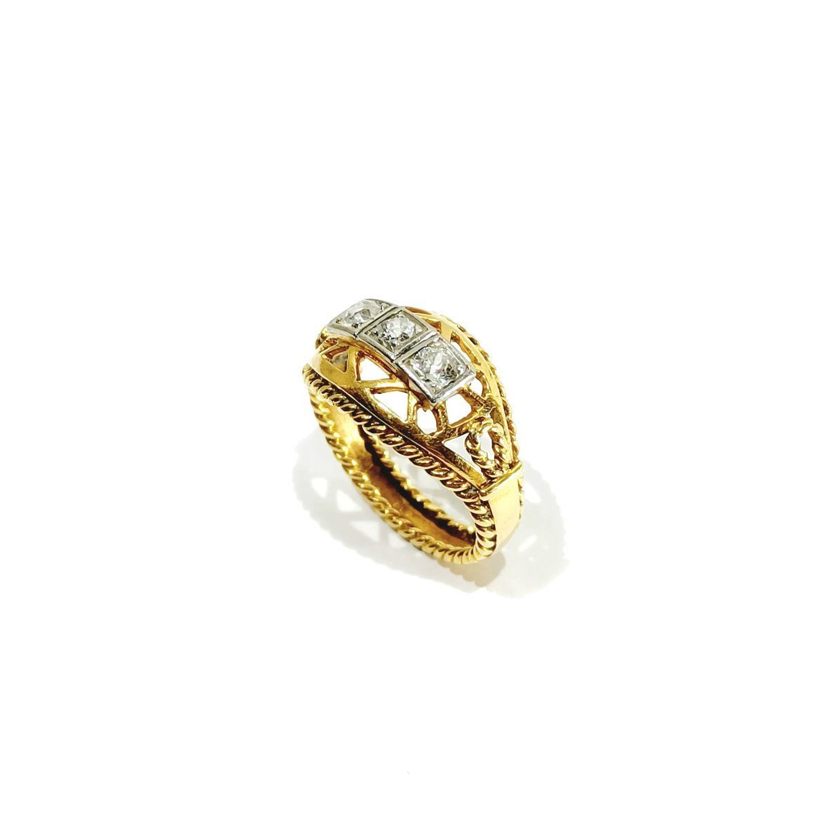 Bague En or jaune Et diamant - Castafiore