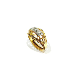 Bague En or jaune Et diamant - Castafiore