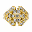 Bague en Or jaune et diamant - Castafiore