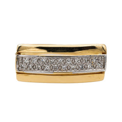 Bague en Or jaune et Diamant - Castafiore