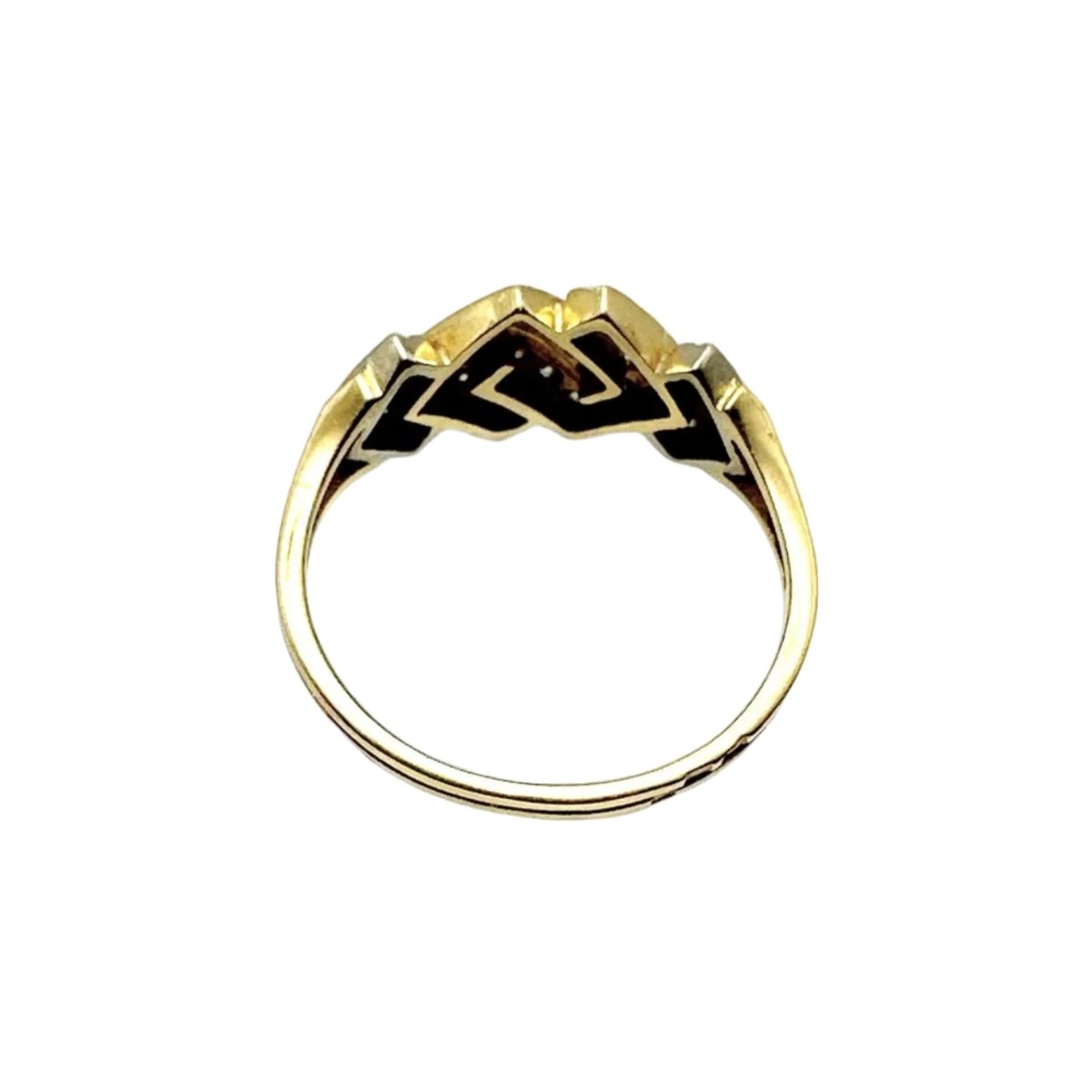 Bague en or jaune et diamant - Castafiore