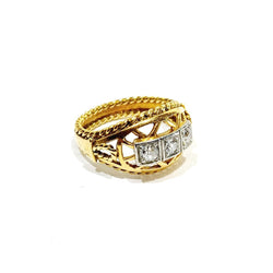 Bague En or jaune Et diamant - Castafiore
