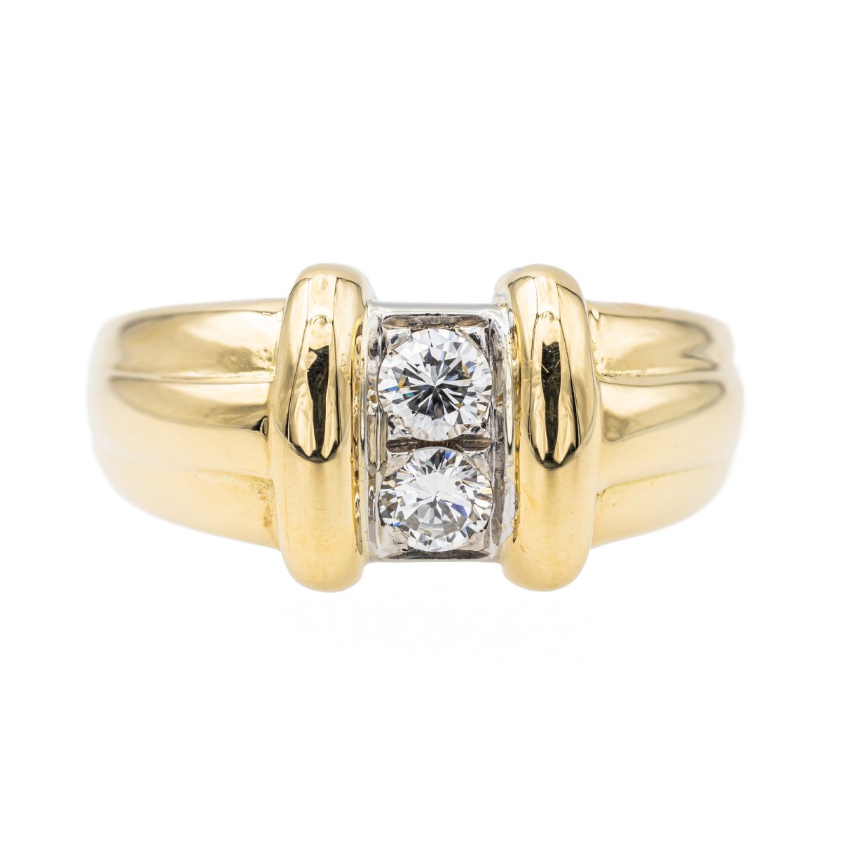 Bague en or jaune et diamant - Castafiore