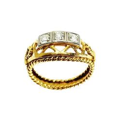 Bague En or jaune Et diamant - Castafiore